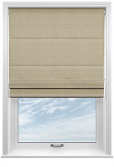 Wexley, Light Khaki - Twist&Fit Roman Blind